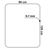Mata ochronna pod fotel pc 120x90 cm 0,7 mm