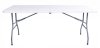 Stół cateringowy FETA WHITE składany w walizkę 180 cm biały