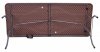Stół cateringowy RATTAN składany w walizkę 180 cm brązowy