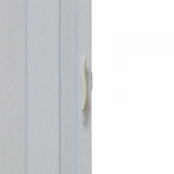 Drzwi harmonijkowe 001P BIAŁY DĄB MAT - 80 cm
