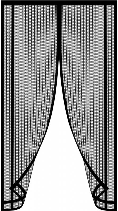 Moskitiera magnetyczna na drzwi do przycięcia Magic Mesh