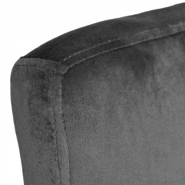 Hoker barowy Arako Gold grafitowy Velvet