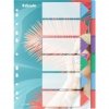 Przekładki Colour`Breeze PP A4 6 przekładek 628499 ESSELTE