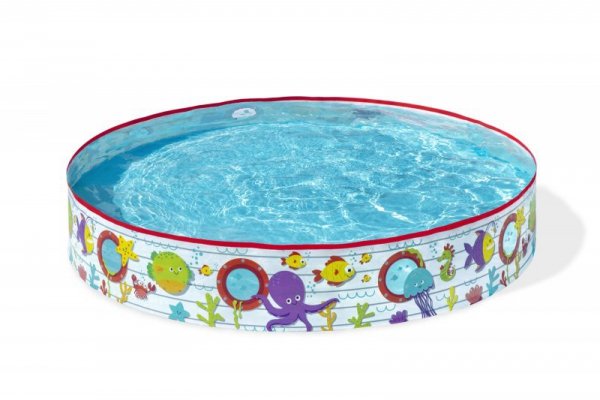 Bestway 55029 BASENIK ROZPOROWY FILL &#039;N FUN BURTA STATKU Z OKIENKAMI 152cm x 25cm