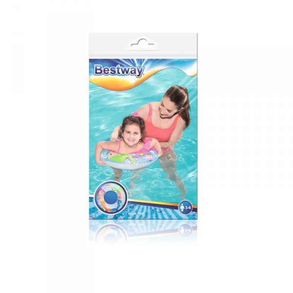 Bestway 36113 Kółko do pływania Syrenki 51cm