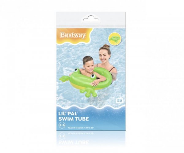 Bestway 36464 Kółko do pływania Żabka 73.5cm x 66cm