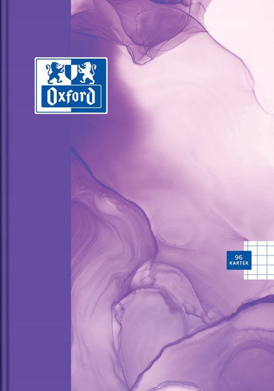 Zeszyt szkolny z twardą okładką A5 Brulion 96 kartek w kratkę PAINT 400170338 OXFORD