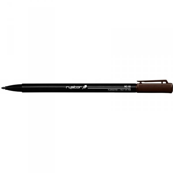 Flamaster RC-10/E 1mm brązowy 445-009 RYSTOR