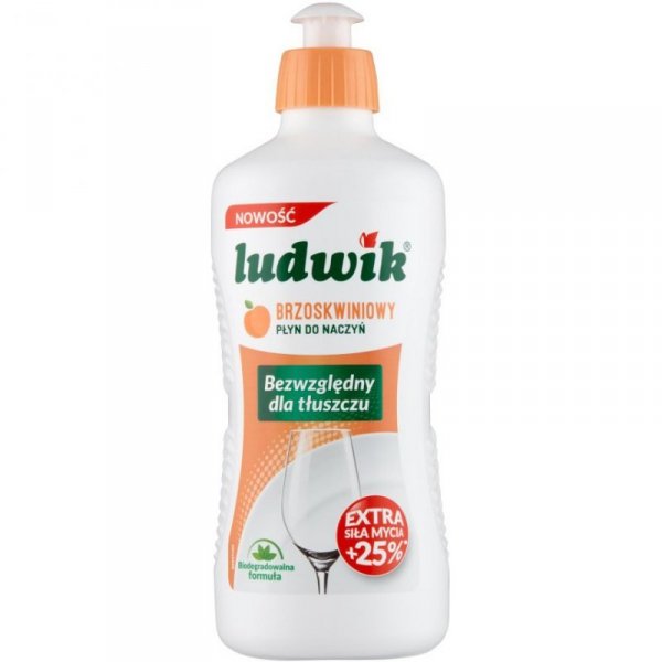 Płyn do naczyń LUDWIK 450g brzoskwiniowy