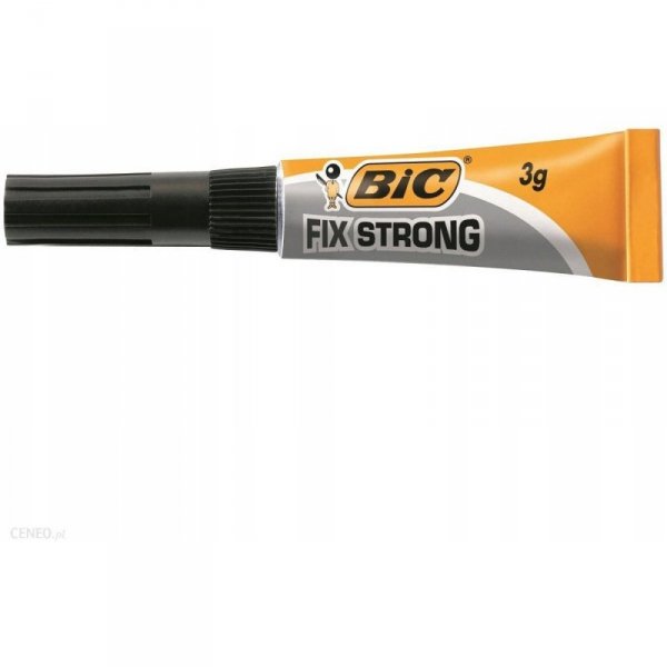 Klej sekundowy FIX STRONG blister 12szt. 9048264 BIC