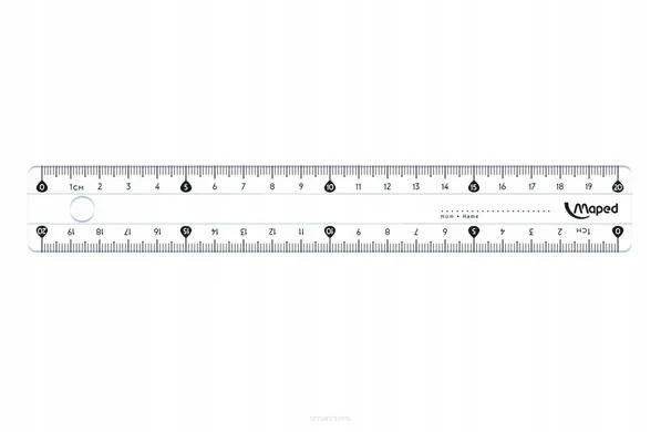 Linijka MAPED CLASSIC 20cm 146112