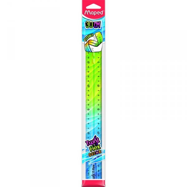 Linijka TWISTN FLEX DECOR niełamliwa 30 cm torebka 279315 MAPED