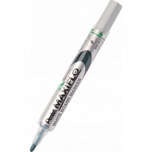 Marker suchościeralny MWL5S-D zielony PENTEL MAXIFLO(z tłoczkiem)