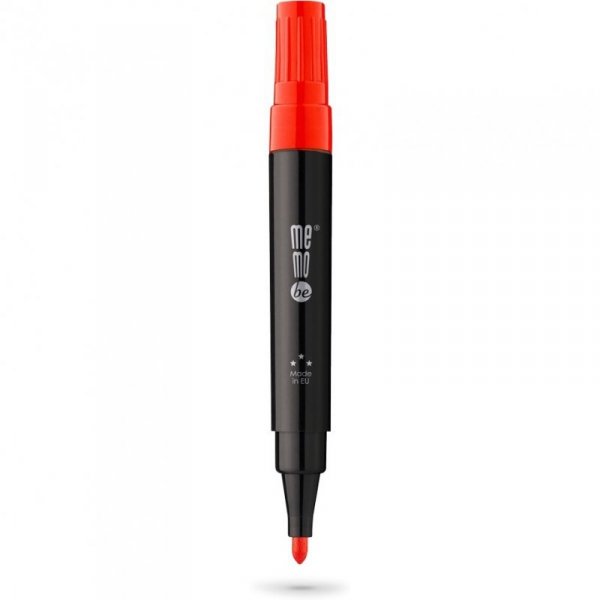 Marker permanentny M200 końcówka okrągła 3mm czerwony MM200-05 MEMOBE