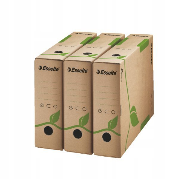 Pudło archiwizacyjne na dokumenty 80mm ECO siarczanowe 623916 ESSELTE