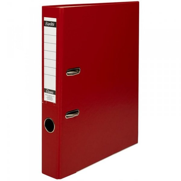 Segregator na dokumenty A4 50mm CLASSIC czerwony 400044673 BANTEX BUDGET