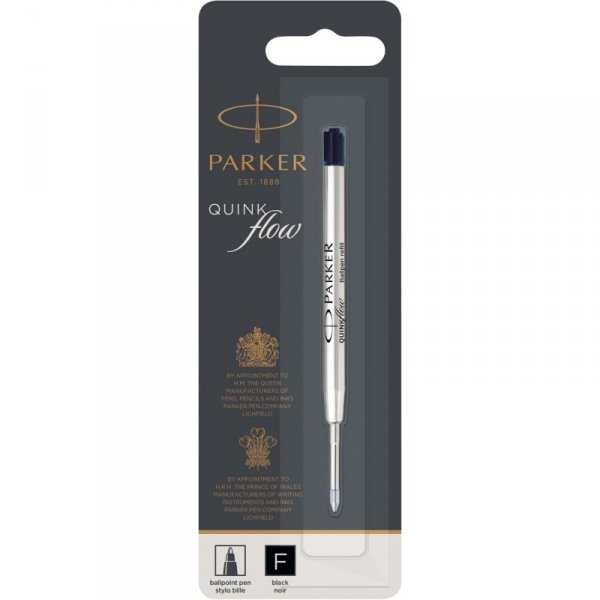Wkład do długopisu QUINKFLOW F czarny PARKER 1950367