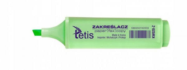 Zakreślacze pastelowe komplet 4szt. KW020-M4 TETIS