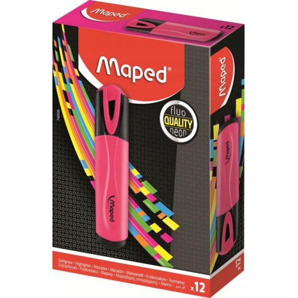 Zakreślacz FLUO PEPS różowy MAPED 742536