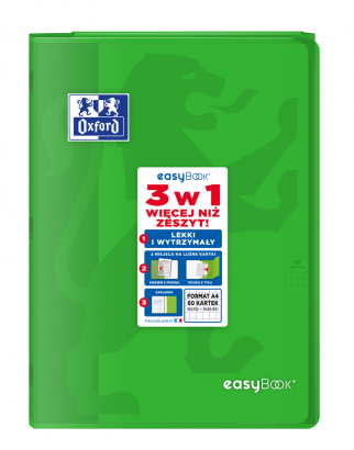 Zeszyt A4 60k kratka 90g PP EASYBOOK 400146695 OXFORD