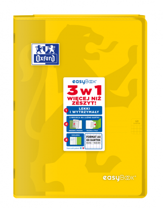 Zeszyt A4 60k kratka 90g PP EASYBOOK 400146695 OXFORD