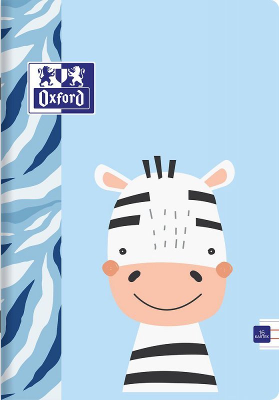Zeszyt A5 16k 3linia kolorowa 90g KIDS 400170239 OXFORD