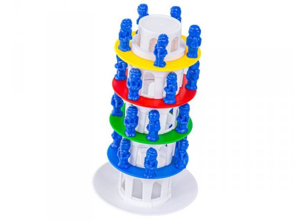 Rodzinna gra zręcznościowa CHWIEJNA WIEŻA &quot;Wobbly Tower&quot; Ruchoma, krzywa wieża