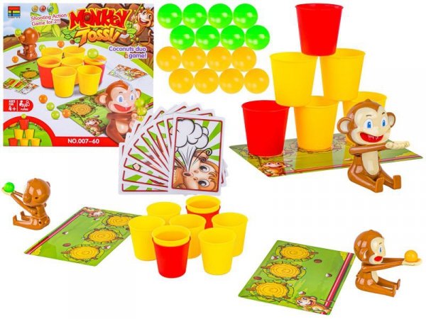 Gra zręcznościowa SZALONA MAŁPKA &quot;Crazy Monkey&quot; Traf do celu