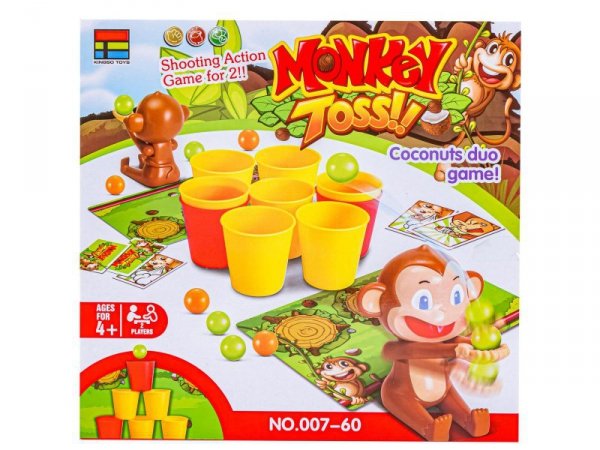 Gra zręcznościowa SZALONA MAŁPKA &quot;Crazy Monkey&quot; Traf do celu