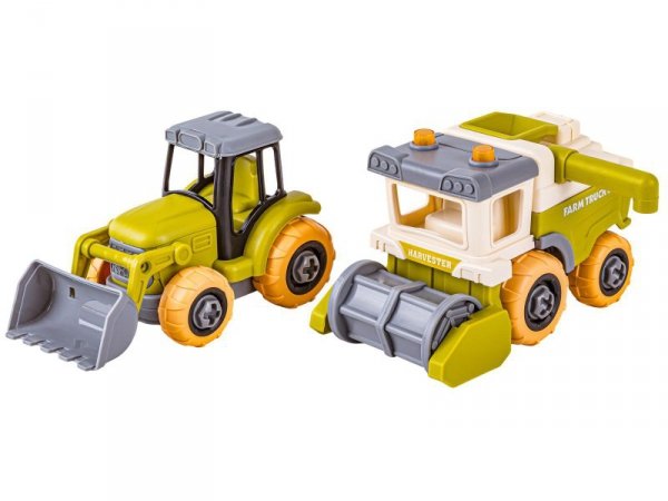 Farma Traktor Kombajn Do Skręcania Gospodarstwo Rolne Zestaw Majsterkowicza Rolnika Zwierzęta Wkrętarka