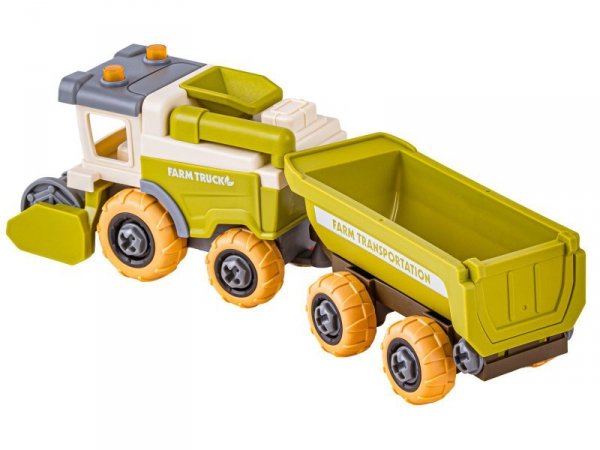 Farma Traktor Kombajn Do Skręcania Stajnia Gospodarstwo Rolne Zestaw Majsterkowicza Rolnika Zwierzęta Wkrętarka