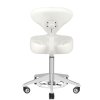 Taboret kosmetyczny Azzurro 156-F bump-up biały