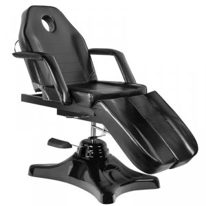 Fotel kosmetyczny hydrauliczny A-234 C Pedi - czarny
