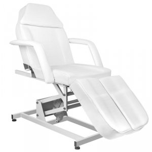 Fotel kosmetyczny elektr. Azzurro 673AS Pedi 1sil. - biały