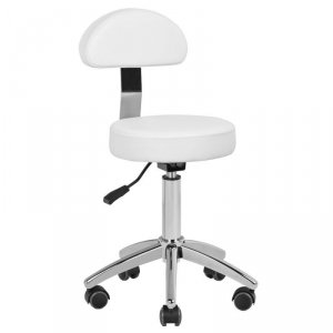 Taboret Kosmetyczny Am-304 - biały