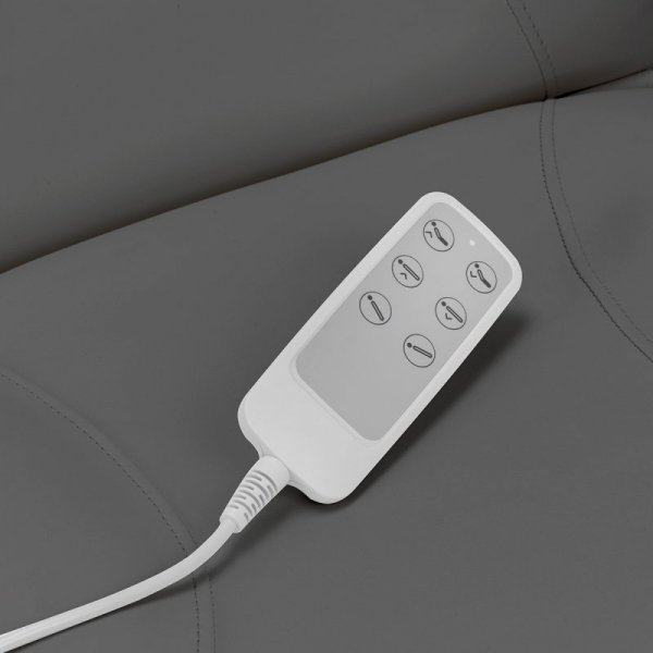 Fotel kosmetyczny elektryczny Sillon Basic 3 siln. szary 2 gat.