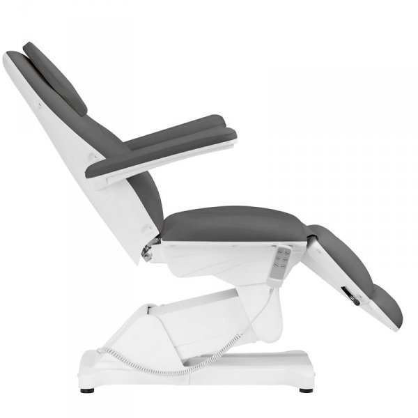 Fotel kosmetyczny elektryczny Sillon Basic 3 siln. szary 2 gat.