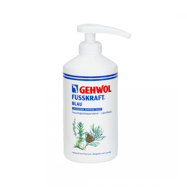 Gehwol - Fusskraft Blau, Dla skóry suchej i zmęczonej - 500 ml