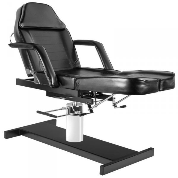 Fotel kosmetyczny hydrauliczny A-210C PEDI - czarny