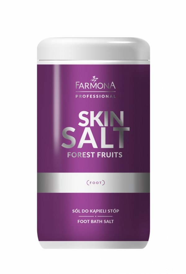 Farmona Skin Salt - Zapachowa sól do kąpieli stóp - Owoce leśne 1400g