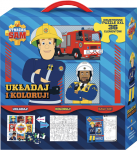 Strażak Sam Układaj i koloruj! Kolorowanka i puzzle XXL