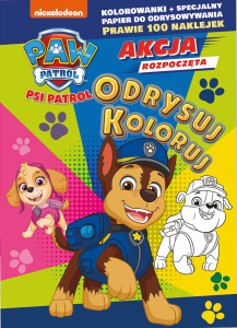 Psi Patrol Odrysuj Koloruj 1 Akcja rozpoczęta