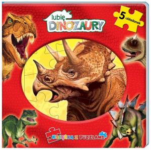 Lubię Dinozaury Książka z puzzlami 