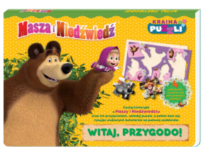 Masza i Niedźwiedź Kraina puzzli 1 Witaj, przygodo!