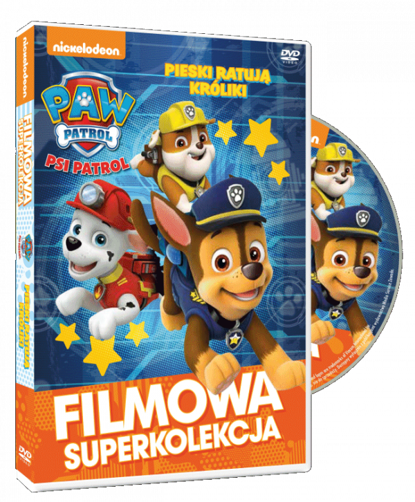 Filmowa Superkolekcja Psi Patrol Pieski ratują króliki DVD