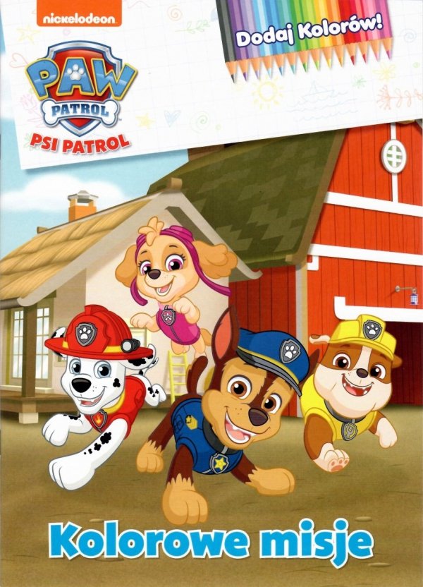 Psi Patrol Dodaj Kolorów! 5 Kolorowe misje