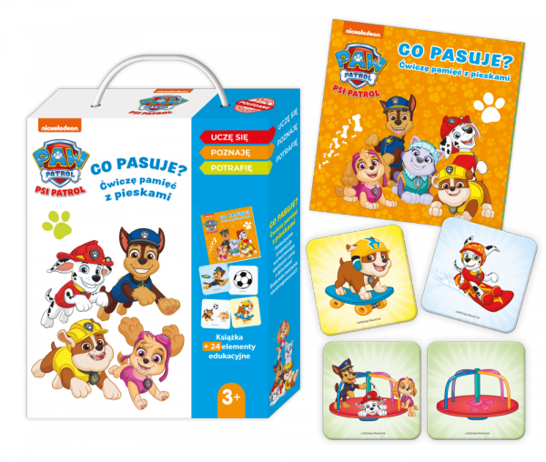 Psi Patrol Co pasuje? Ćwiczę pamięć z pieskami (kuferek)