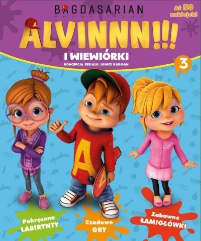 Alvin i wiewiórki 3 (z naklejkami)