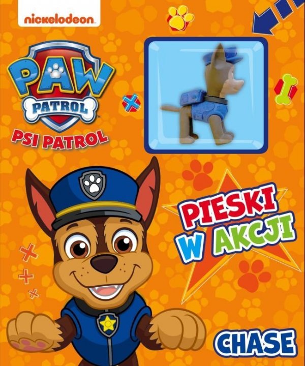 Psi Patrol Pieski w akcji 1 Chase (z figurką)