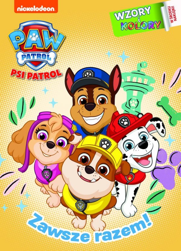 Psi Patrol Wzory i kolory 1 Zawsze razem! PSBM1